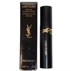 YSL Luxury Makeup Travel Size Lash Clash Extreme Volume Noir Black Mascara
